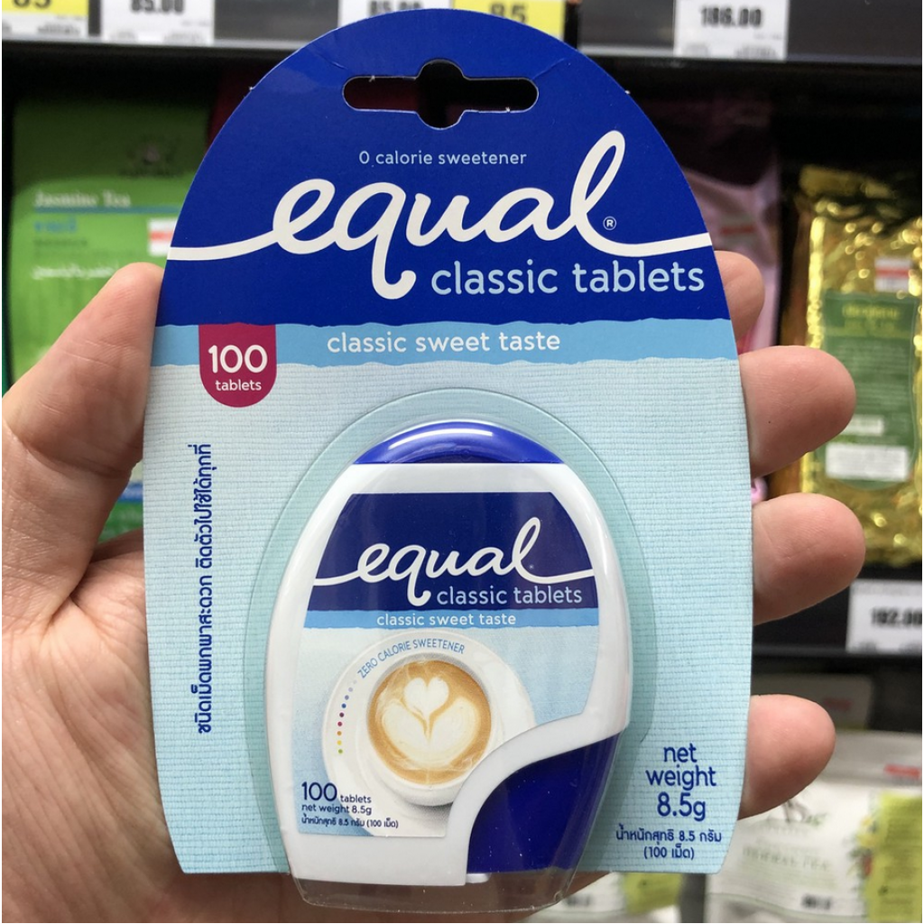 Equal Classic Zero Calorie Sweetener 8.5g. 100pills