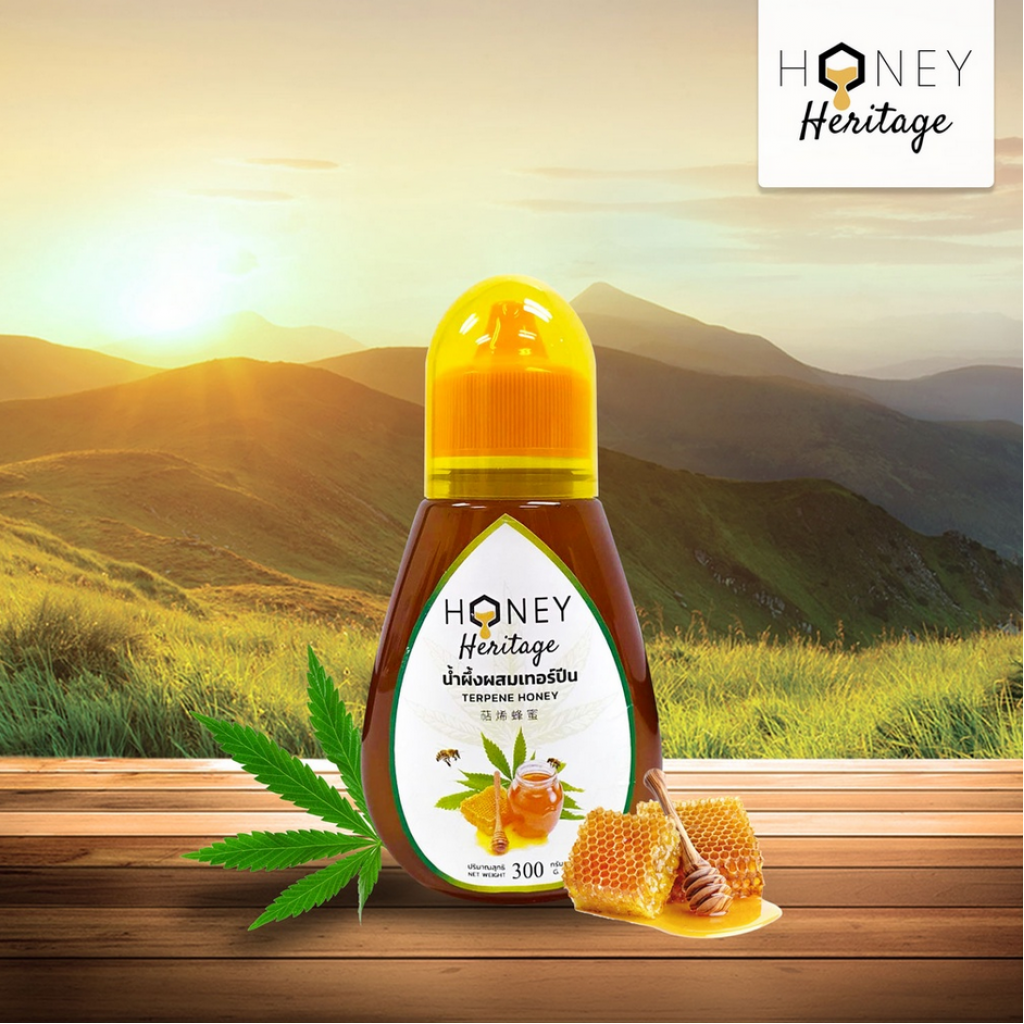 Tai Honey Queen Honey with Marijuana Terpenes and Lemon 300g