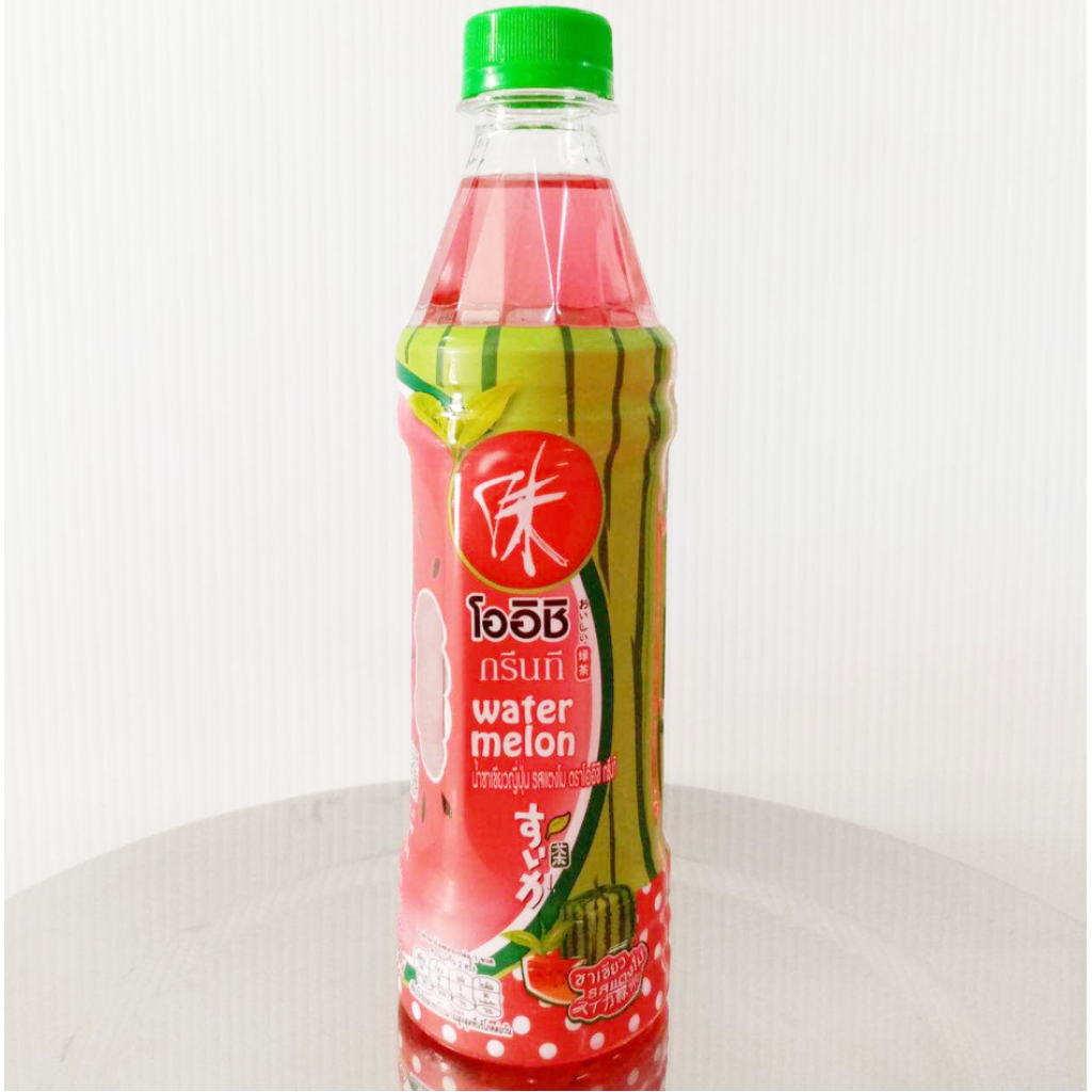 Oishi Green Tea Watermelon Flavour 380ml.