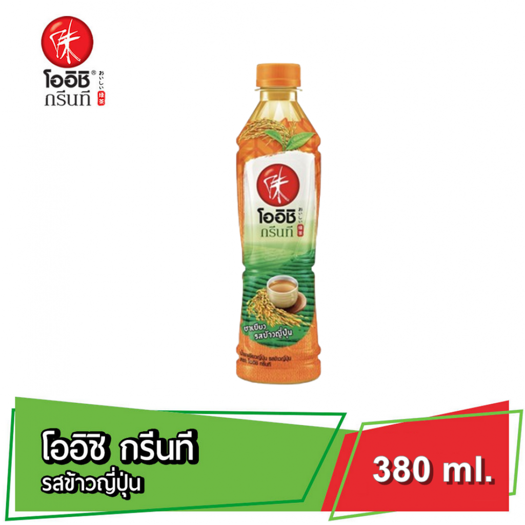 Oishi Green Tea Genmai 380ml.