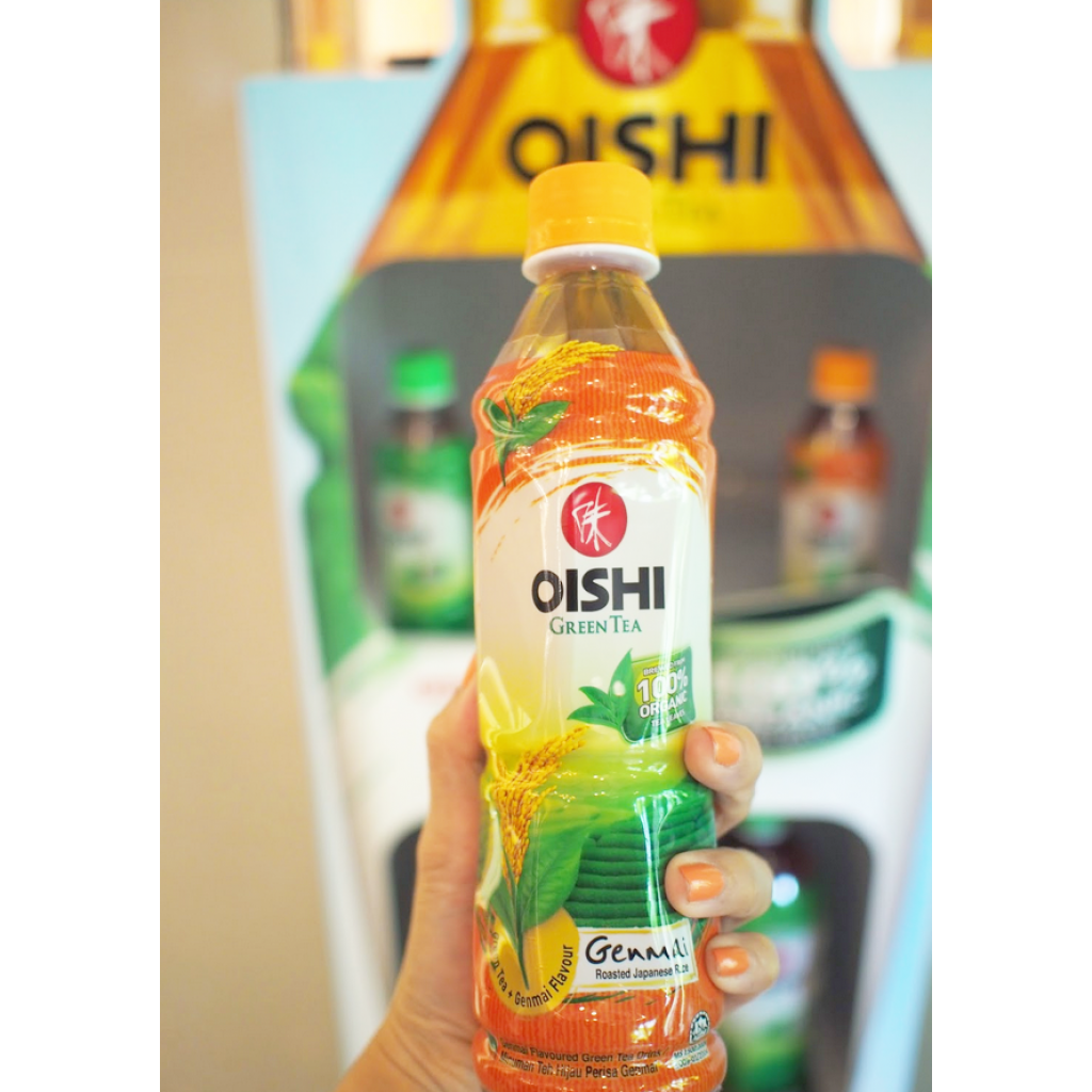 Oishi Green Tea Genmai 380ml.