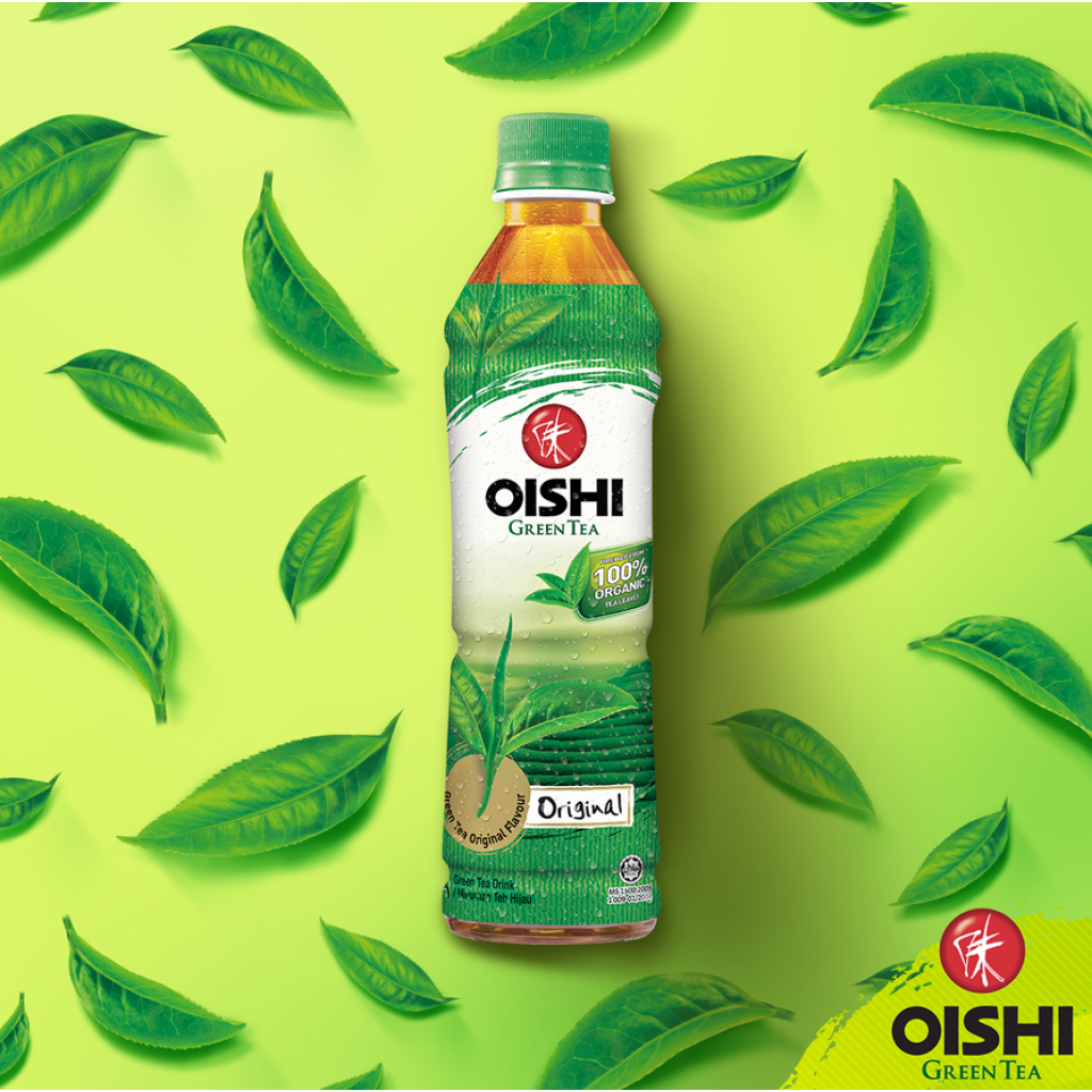 Oishi Japanese Green Tea Original 380ml.