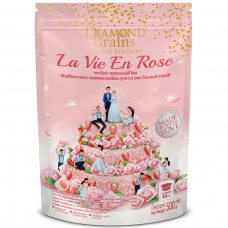 Diamondgrains Strawberry Rose Granola 500g.