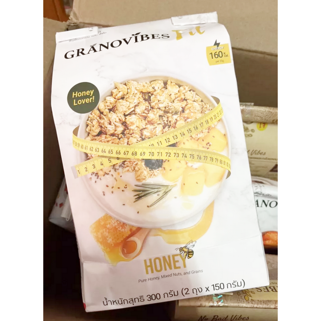 Granovibes Fit Granola Honey 300g.