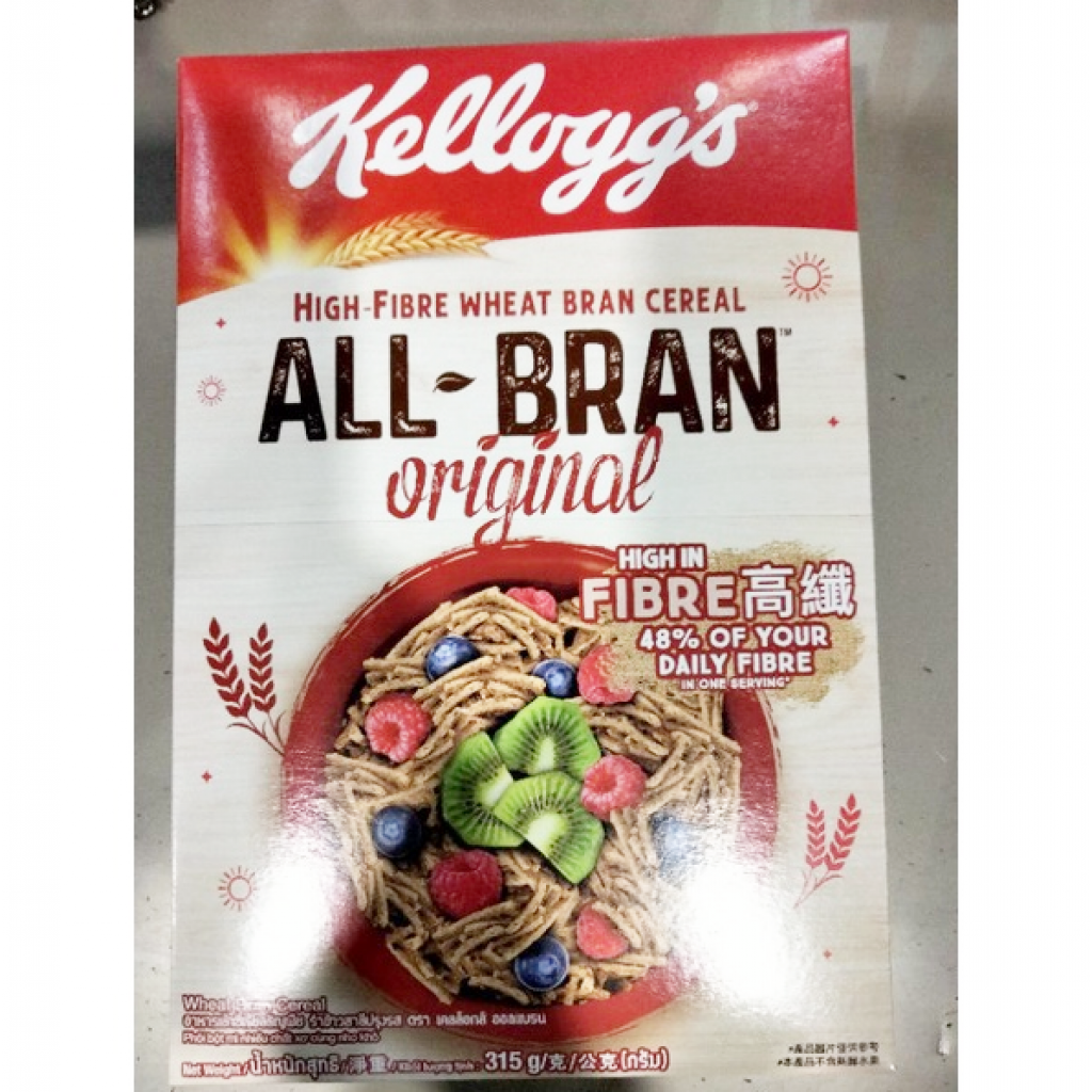 Kelloggs Cereal All Bran 315g.