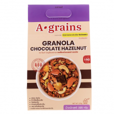 A Grains Granola Chocolate Hazelnut 225g.