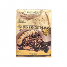 Granovibes Granola Dark Chocolate and Banana Flavour 350g.