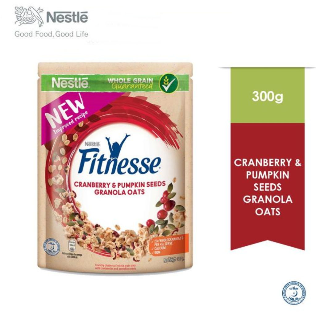 Nestle Fitnesse Granola Oats with Cranberry and Pumpkin Seeds 300g.