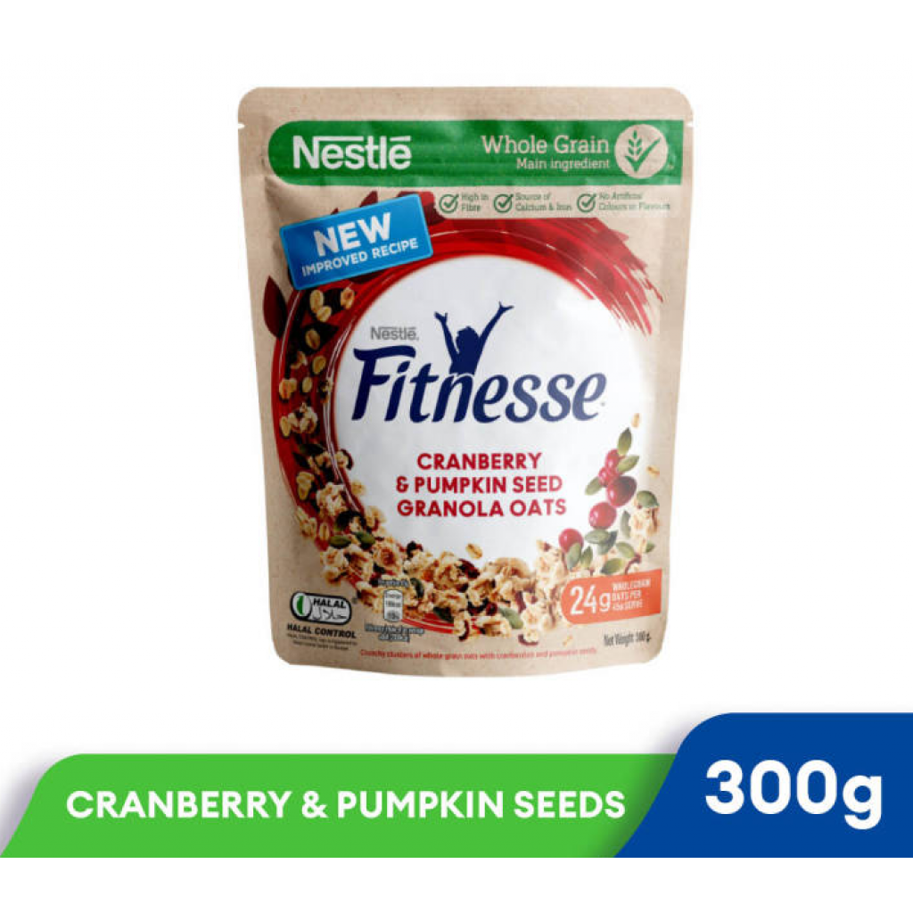 Nestle Fitnesse Granola Oats with Cranberry and Pumpkin Seeds 300g.