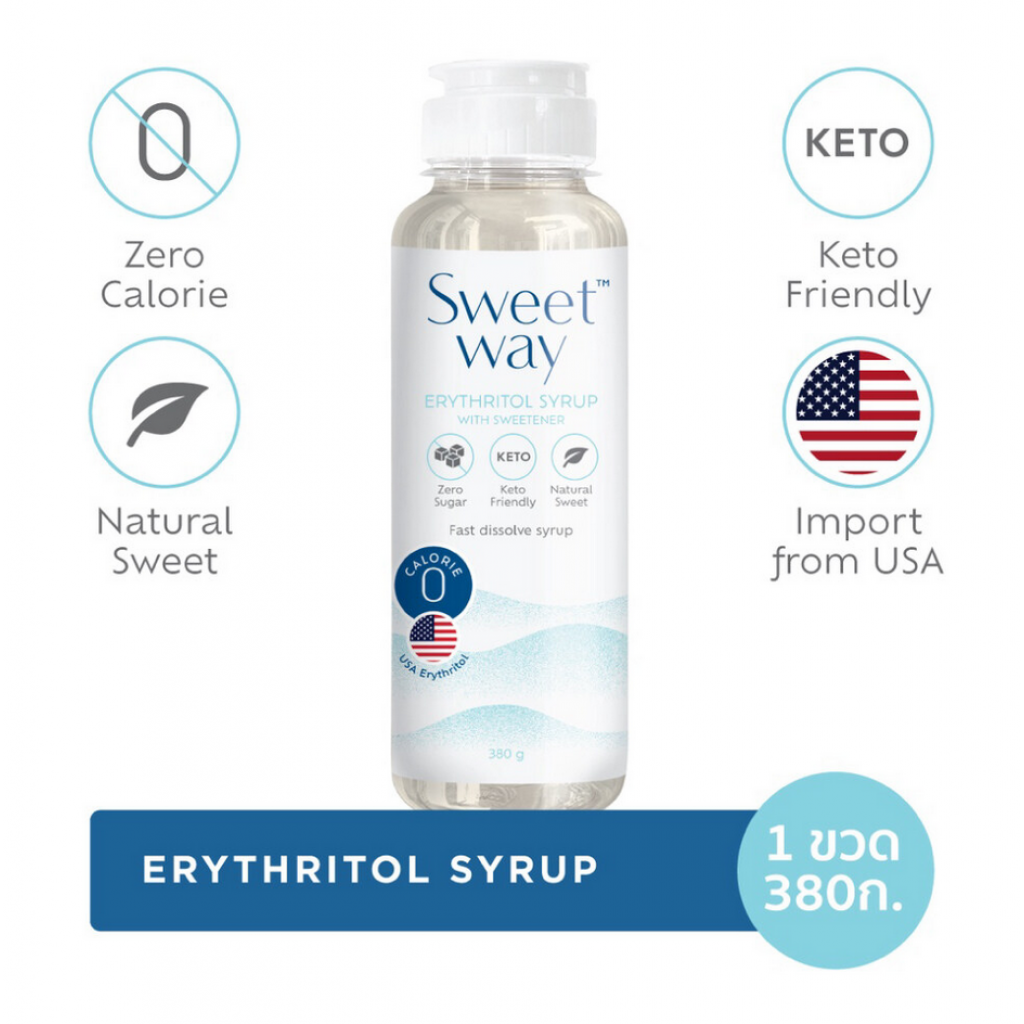 Sweetway Erythritol Syrup 345ml.