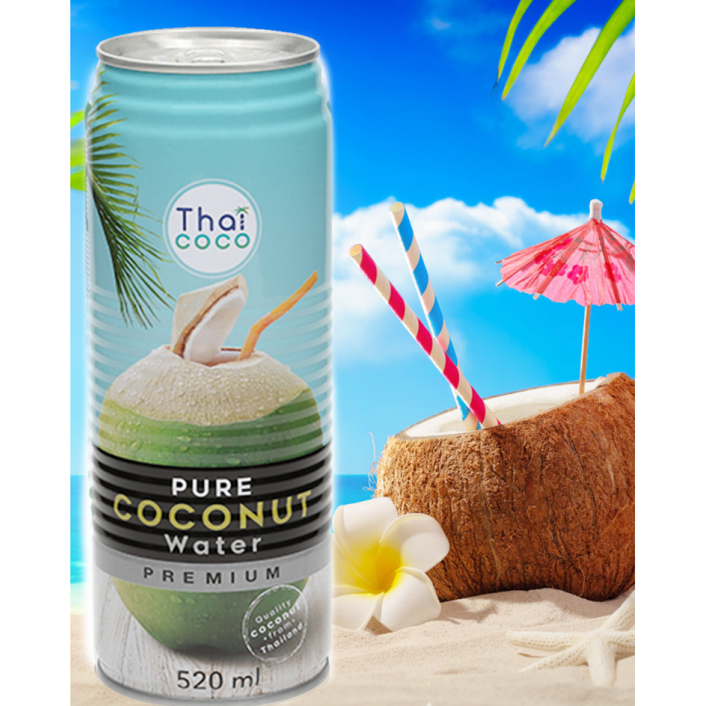 Canned Coconut water 520 ml