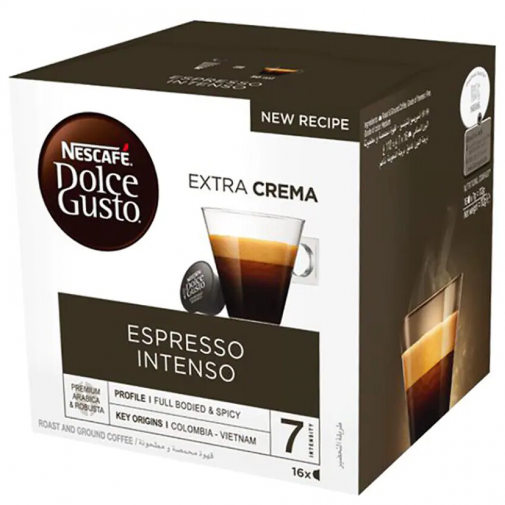 Nescafe Dolce Gusto Roast and Ground Coffee Espresso Intenso 96g.