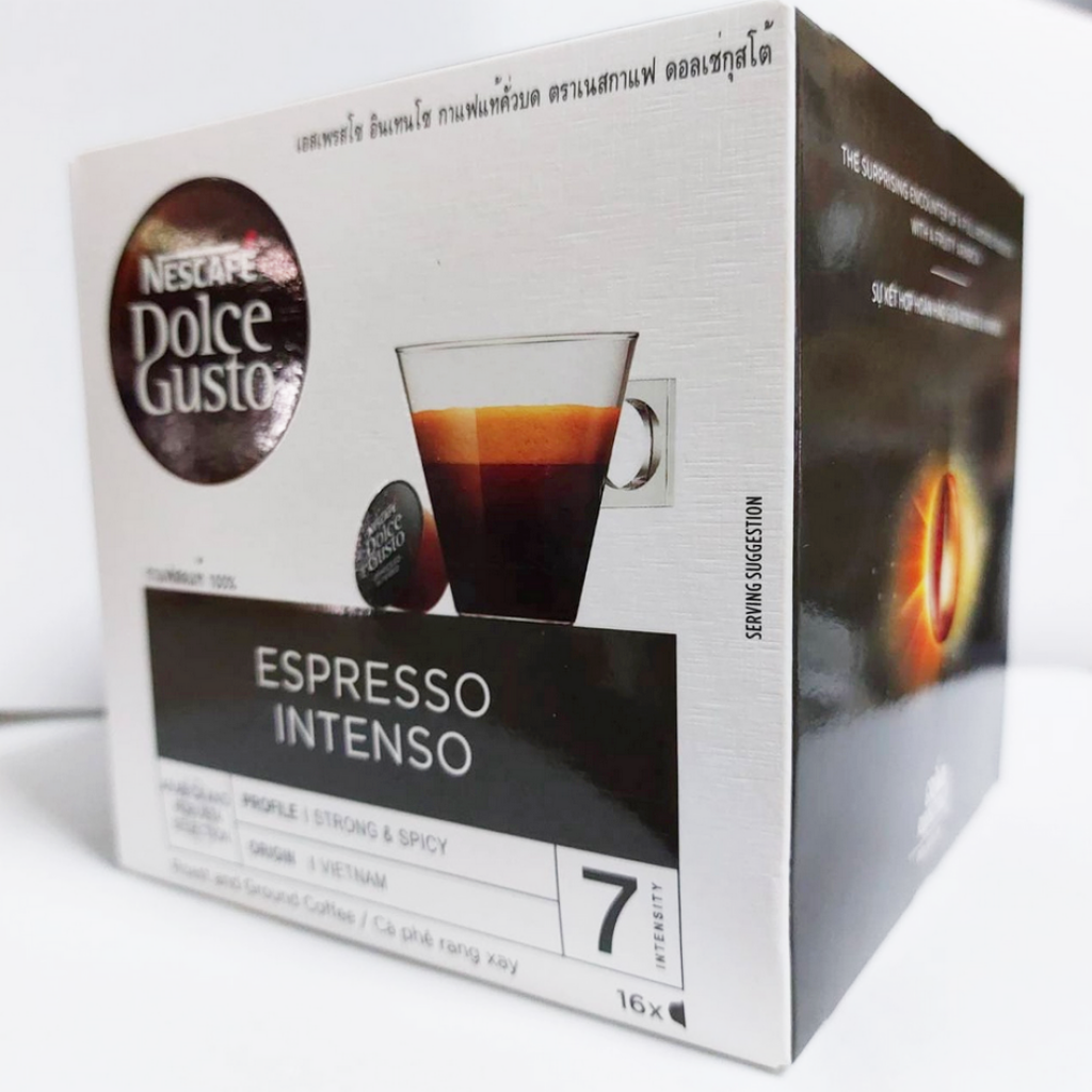 Nescafe Dolce Gusto Roast and Ground Coffee Espresso Intenso 96g.