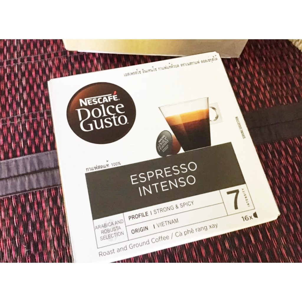 Nescafe Dolce Gusto Roast and Ground Coffee Espresso Intenso 96g.