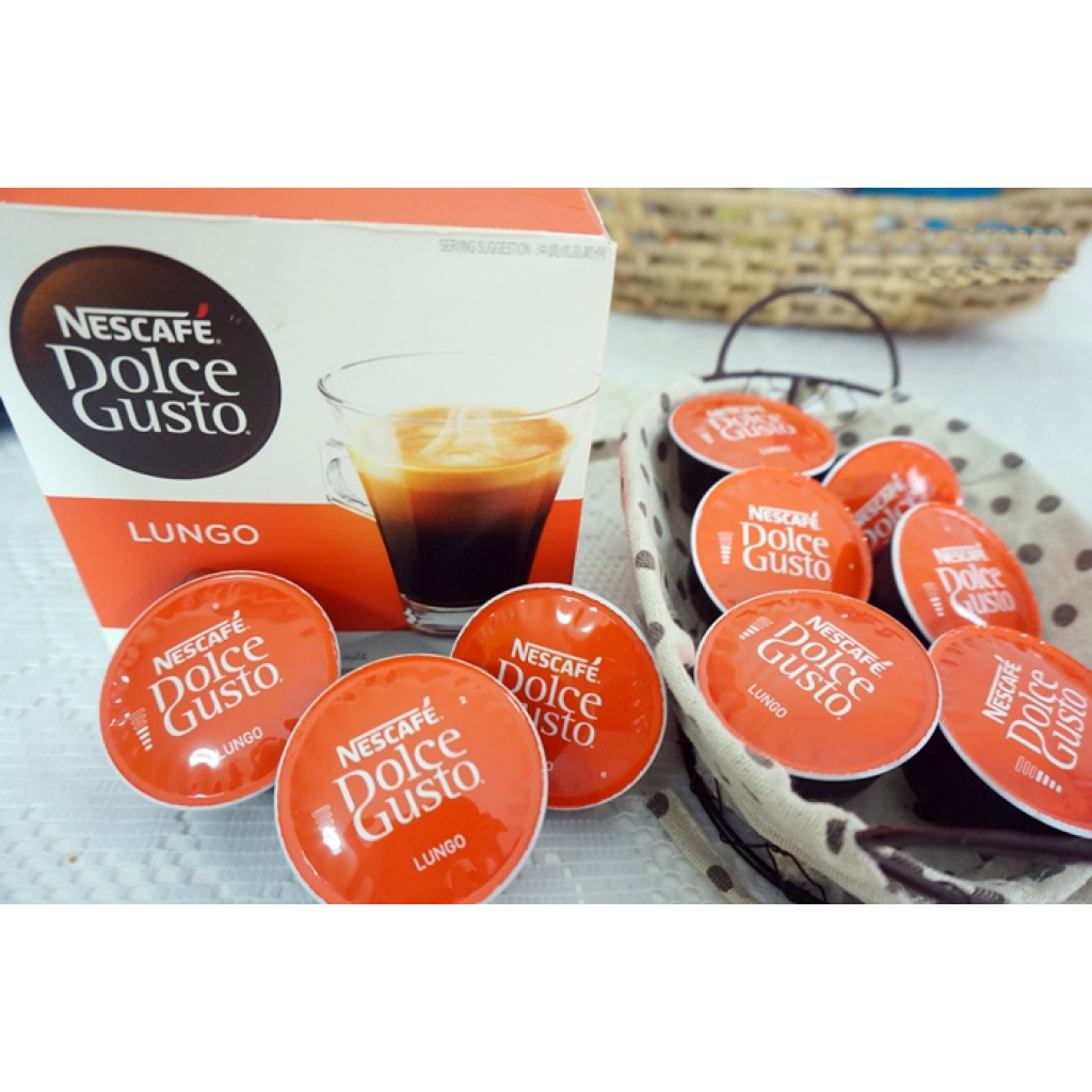 Nescafe Dolce Gusto Roast and Ground Coffee Lungo 16Capsules 104g.