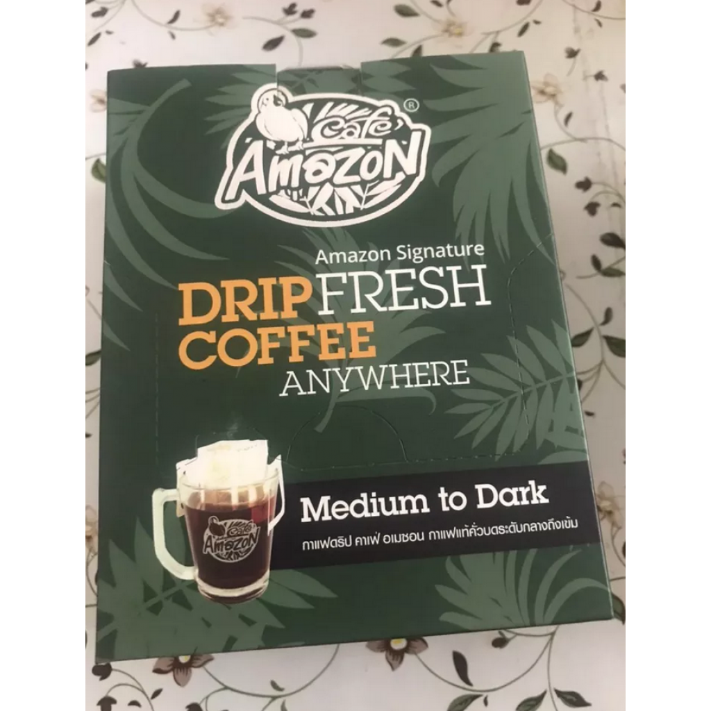 Cafe Amazon Drip Coffee Signature 9g. Pack 5sachets