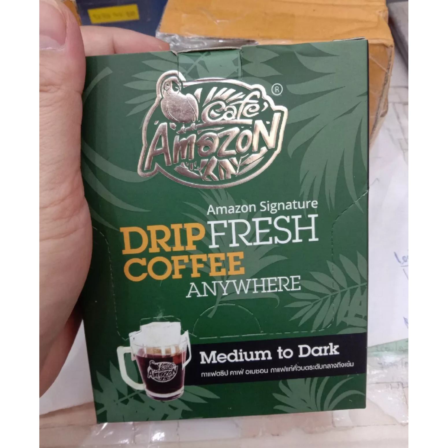 Cafe Amazon Drip Coffee Signature 9g. Pack 5sachets