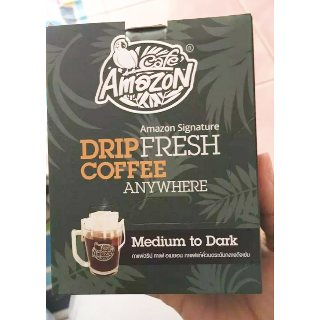 Cafe Amazon Drip Coffee Signature 9g. Pack 5sachets