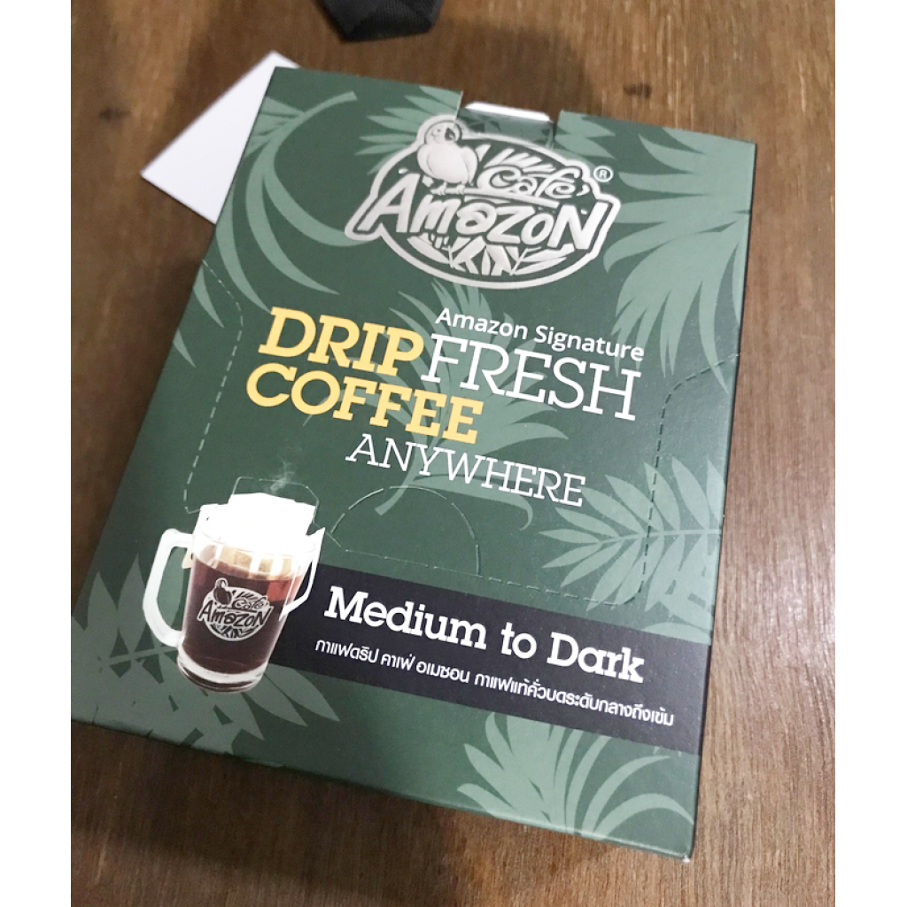 Cafe Amazon Drip Coffee Signature 9g. Pack 5sachets