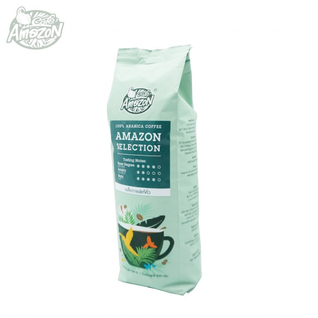 Cafe Amazon Roasted Coffee Bean Selection 250g.