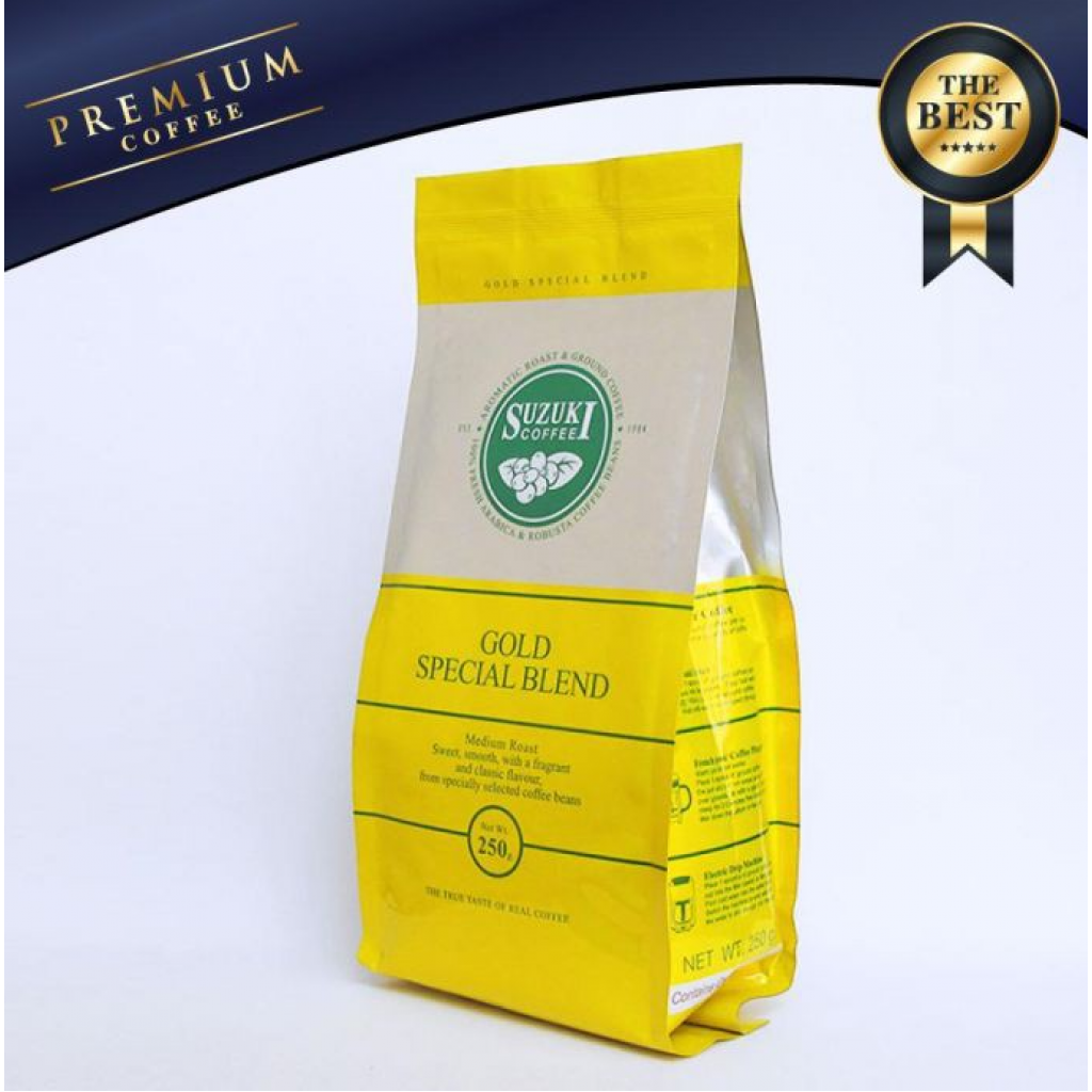 Suzuki Roast and Ground Coffee Gold Special Bag 250g.