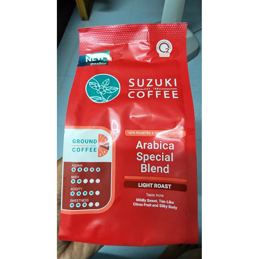 Suzuki Roast and Ground Coffee Arabica Special Blend Bag 250g.