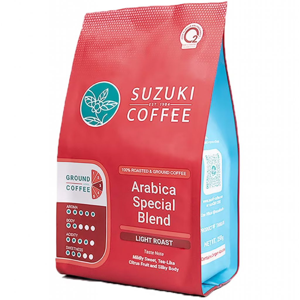 Suzuki Roast and Ground Coffee Arabica Special Blend Bag 250g.