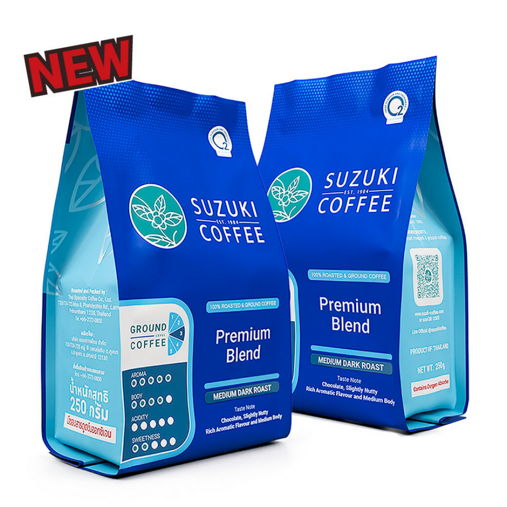 Suzuki Roast and Ground Coffee Premium Bag 250g.