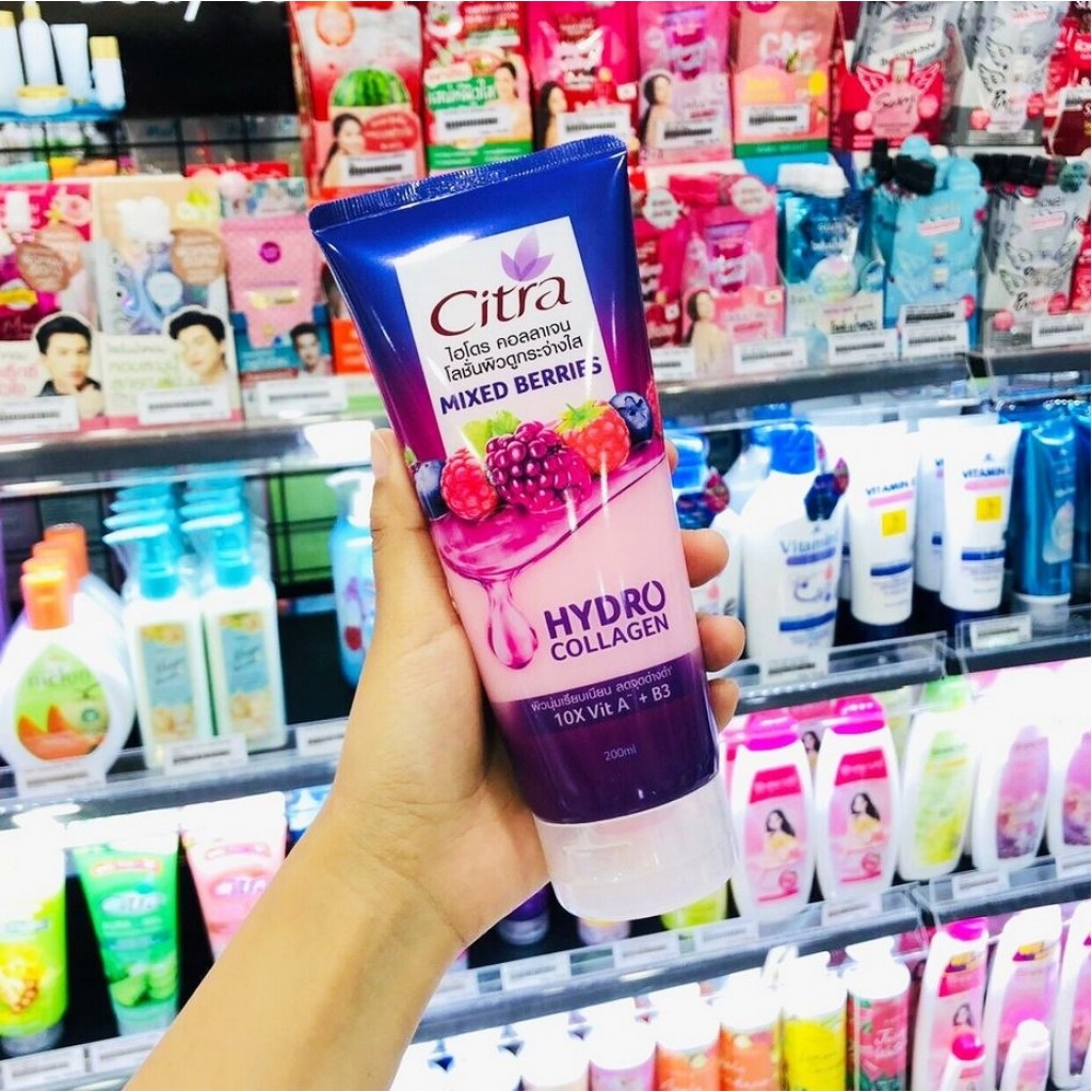 Citra Hydro Collagen Bright Mixed Berries Lotion 200ml.