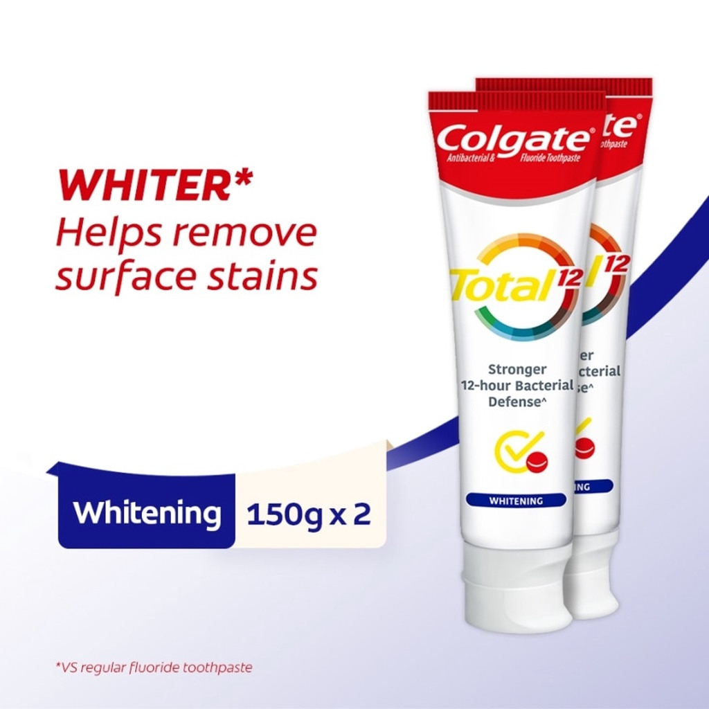 Colgate Total Professional Whitening Toothpaste 150g. Pack 2