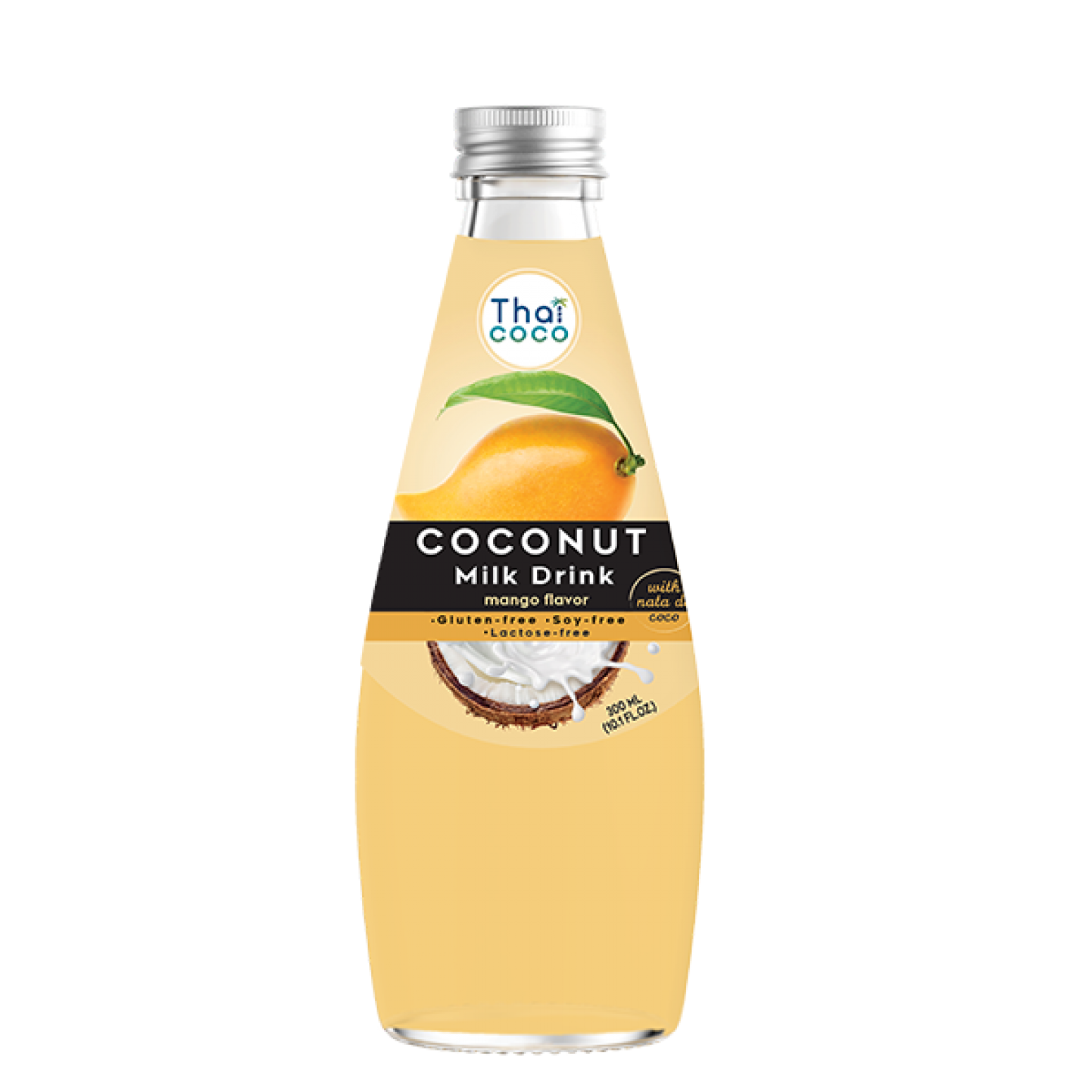 Coconut milk drink Mango flavor with Nata de coco 300 ml