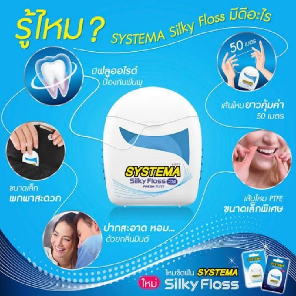 Systema Silky Floss Fresh Mint 50m.