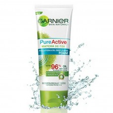 Garnier Pure Active Matcha Detox Facial Foam 100ml.