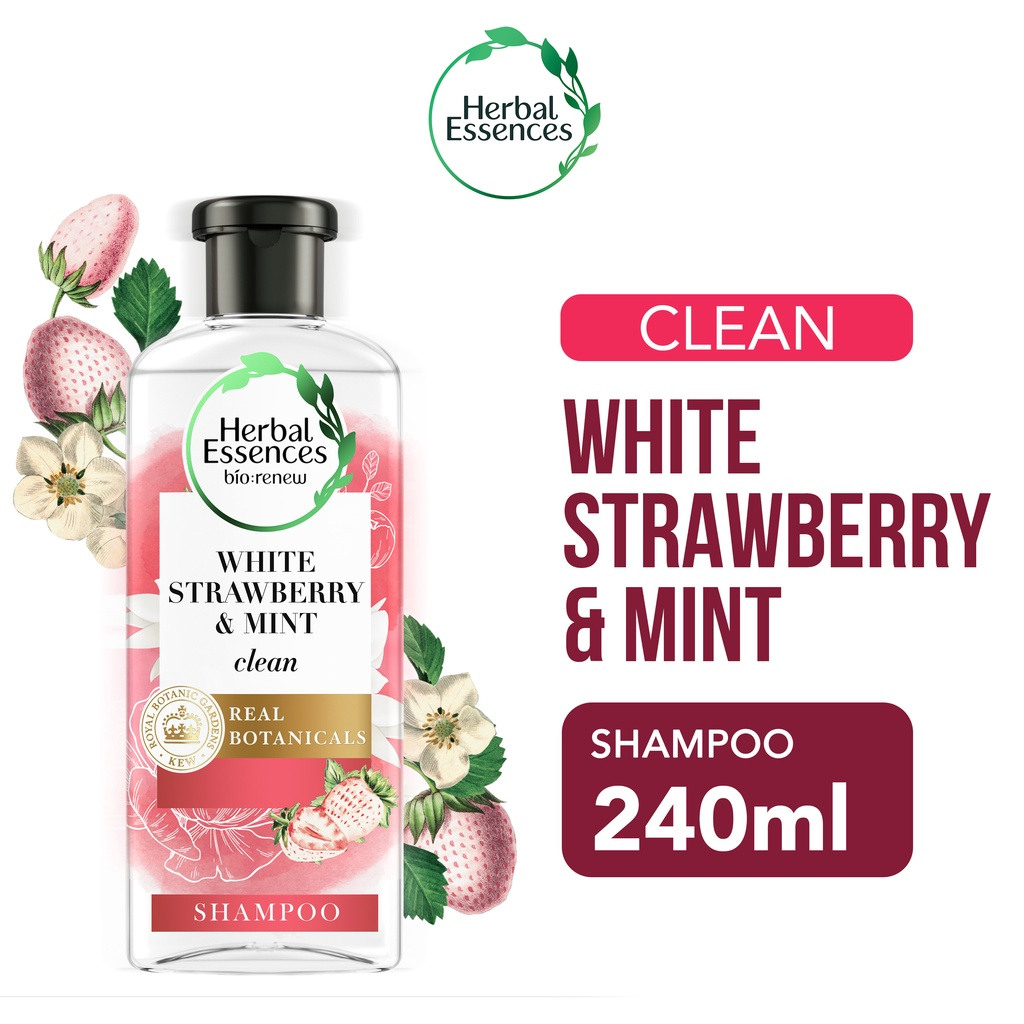 Herbal Essences Clean White Strawberry and Sweet Mint Shampoo 240ml.