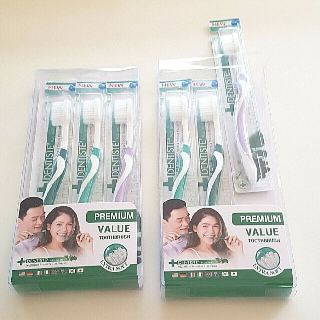 Dentiste Plus White Extra Soft Toothbrush Pack3