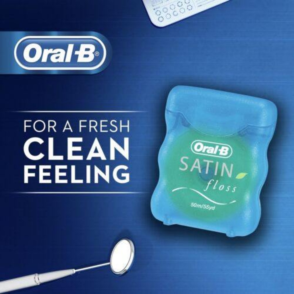 Oral B Dental Floss Satin 50metre