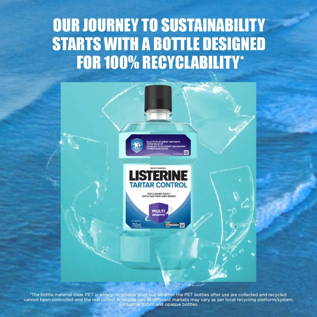 Listerine Tartar Protection Mouthwash 750ml.