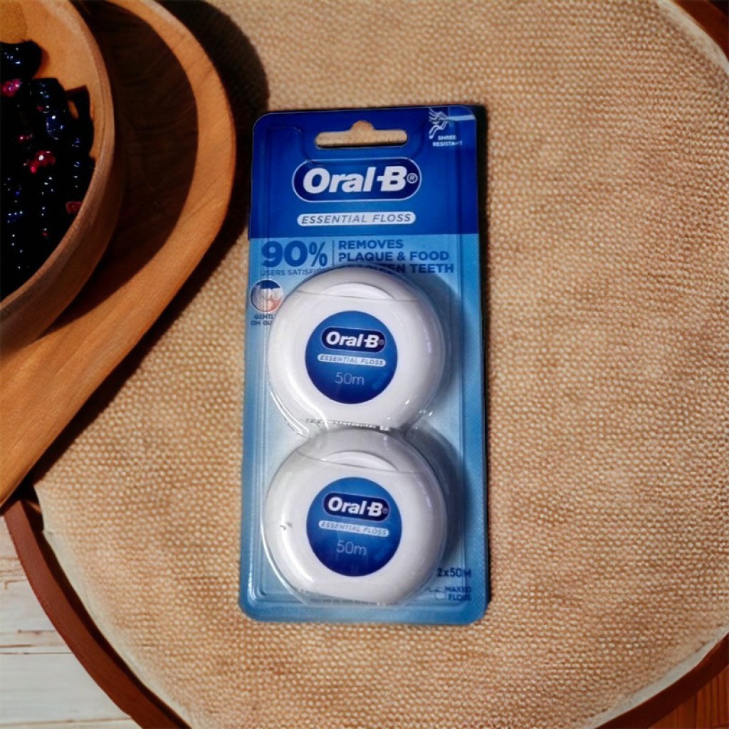 Oral B Essential Dental Floss 50m. Pack2