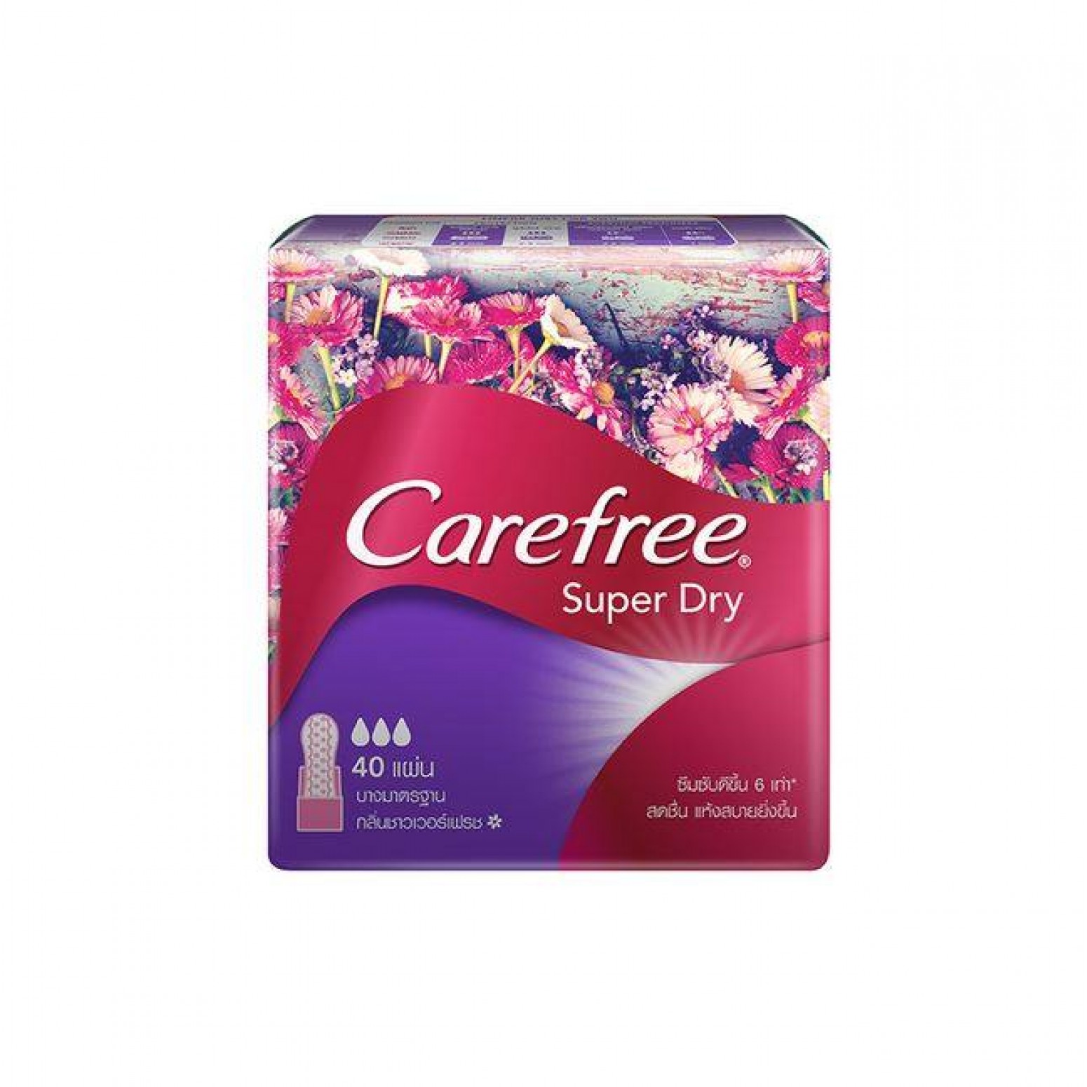 Carefree Panty Liner Regular Scented 40pcs.