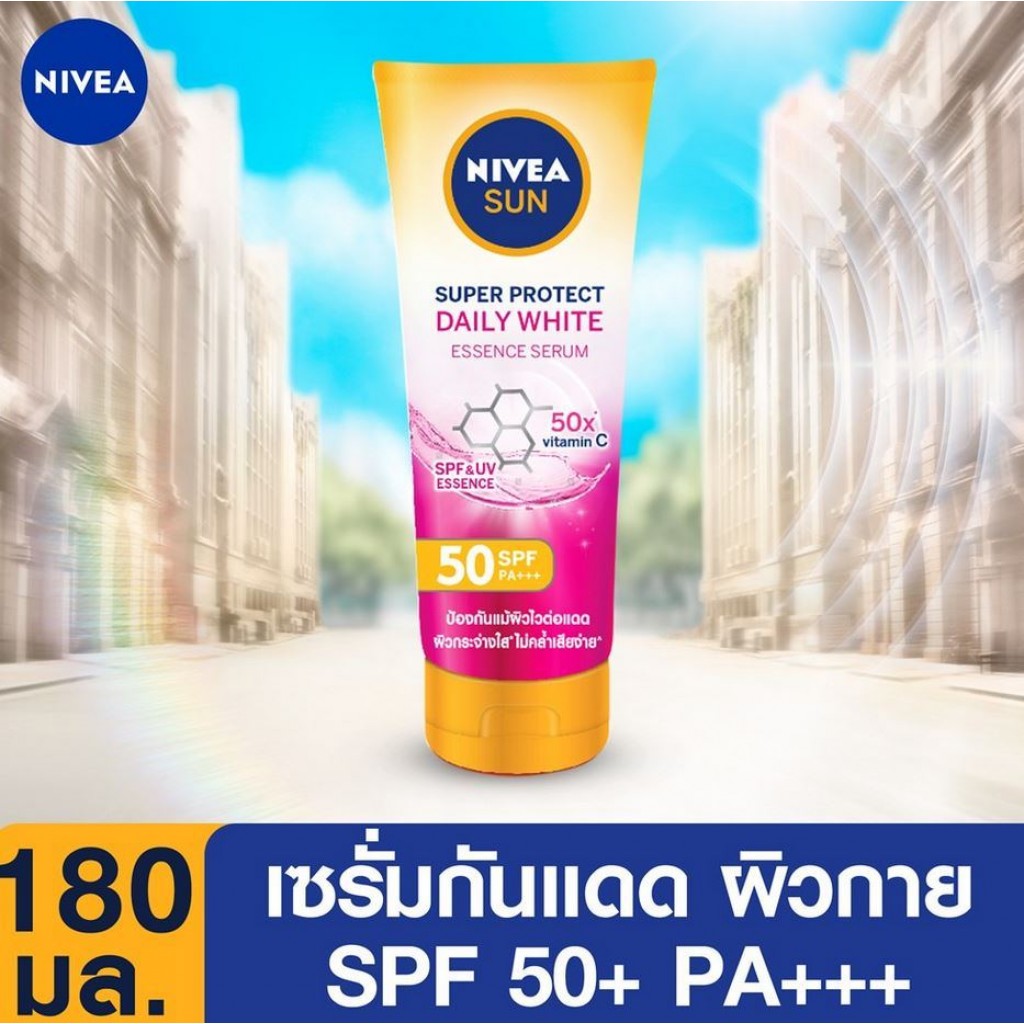 Nivea Sun Super Protect Daily White Essence Serum SPF50 180ml