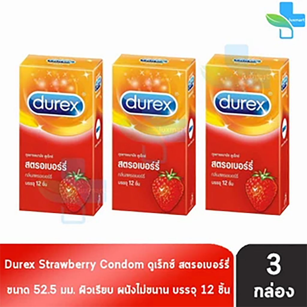 Durex Strawberry 12 Pieces