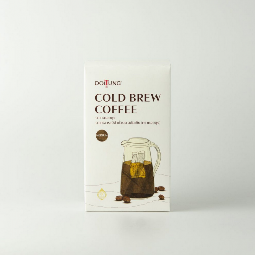 DoiTung Cold Brew Coffee 50g. Pack 3sachets