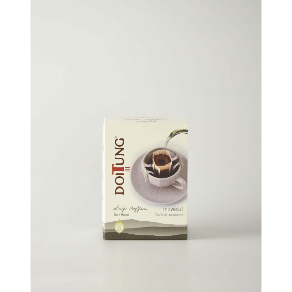 Doi Tung Drip Coffee Dark Roast 10g. Pack 6sachets