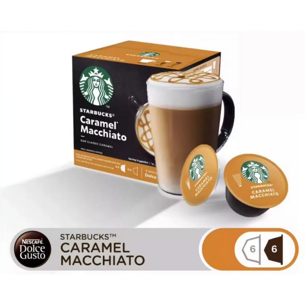 Starbucks Dolce Gusto Roast Ground Coffee Caramal Macchiato