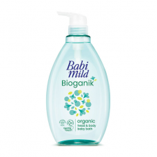 Babi Mild Bioganik Head and Body Baby Bath 800ml.