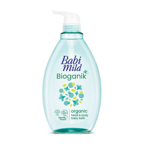 Babi Mild Bioganik Head and Body Baby Bath 800ml.