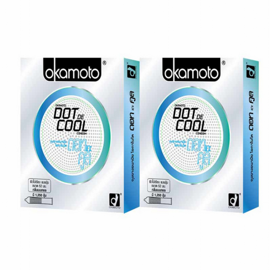 Okamoto Condom Dot De Cool 2 Pieces