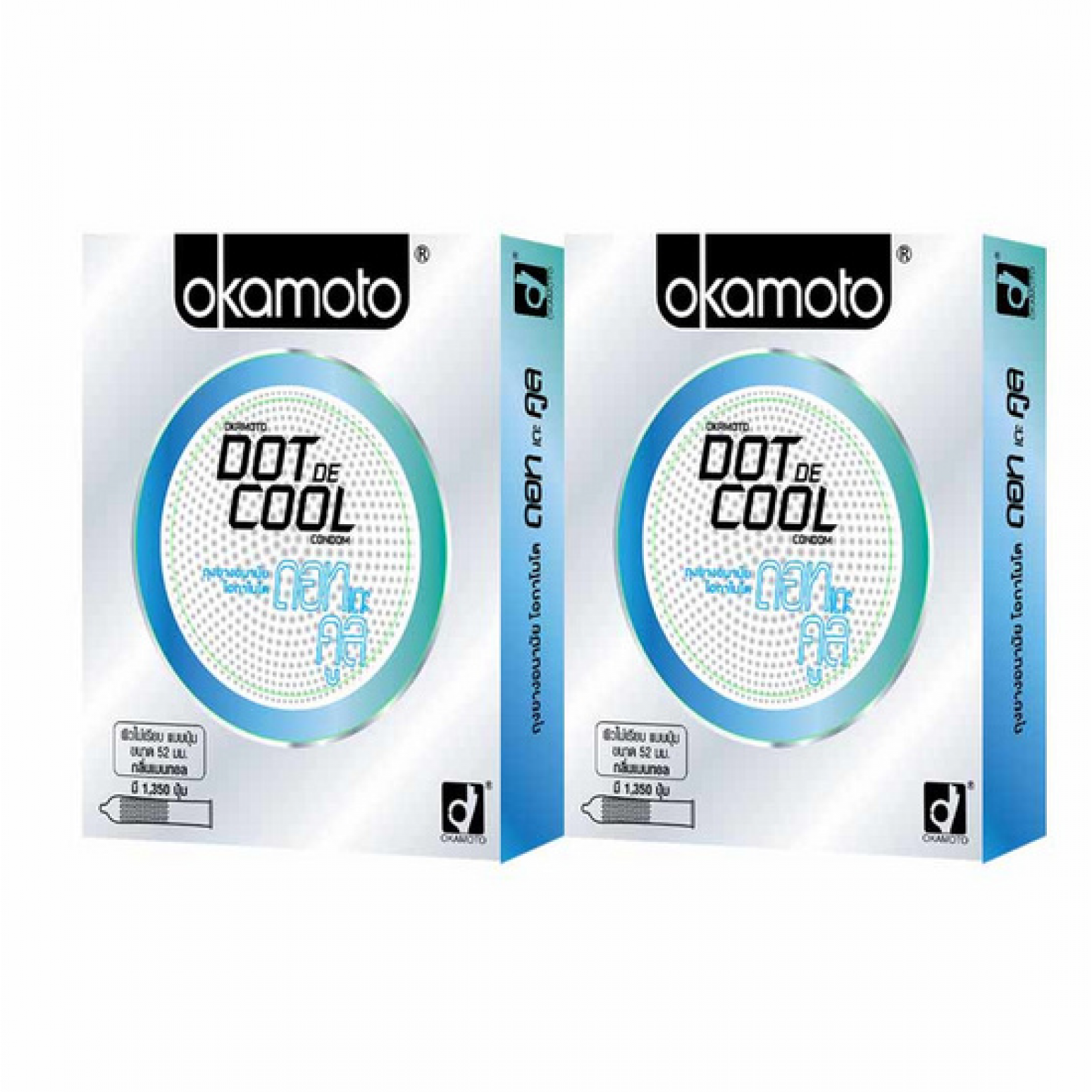 Okamoto Dot De Cool Condom 2 Pieces