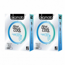 Okamoto Dot De Cool Condom 2 Pieces