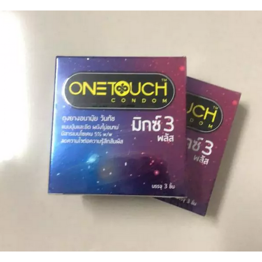 One Touch Condom Mixx 3 Plus 3 Pieces